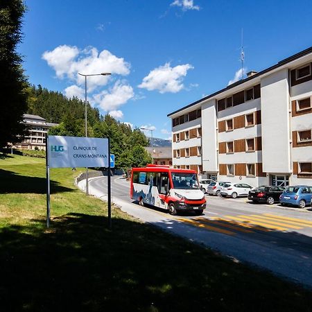 Magnifique Appartement Proche Du Centre Et Du Ski Crans-Montana Dış mekan fotoğraf