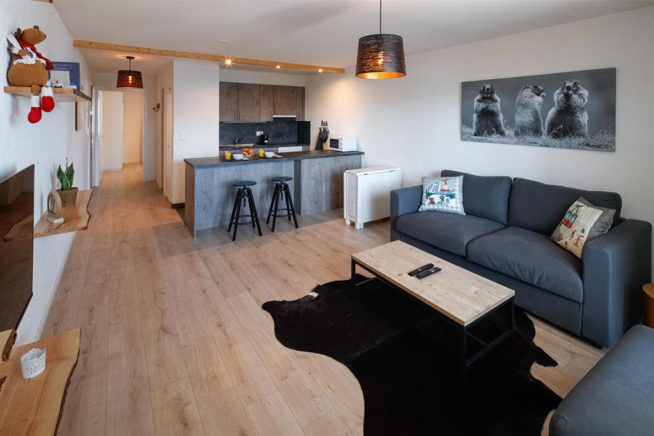 Magnifique Appartement Proche Du Centre Et Du Ski Crans-Montana Dış mekan fotoğraf