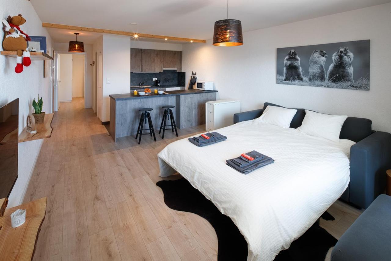 Magnifique Appartement Proche Du Centre Et Du Ski Crans-Montana Dış mekan fotoğraf